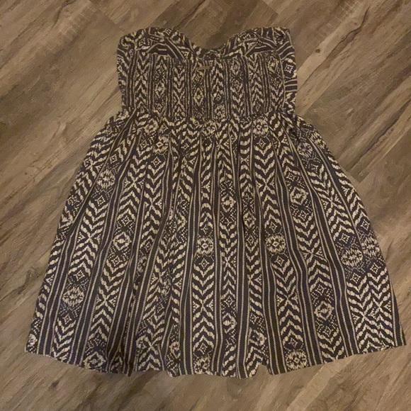Billabong Aztec Dress - Gray & Light Gray - Picture 3 of 6